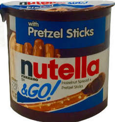 Picture of Nutella & Go! Hazelnut Spread & Pretzel Sticks (9 Units)