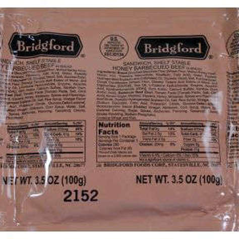 Picture of Bridgford Honey BBQ Beef Pocket Sandwich (4 Units)