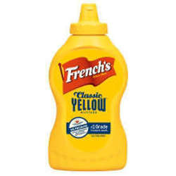 Picture of French's Yellow Mustard  Squeeze Bottles  8 Oz Bottle  12/Case