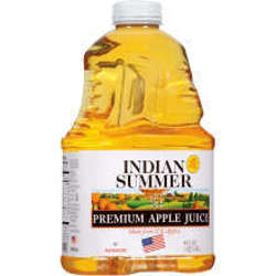 Picture of Indian Summer 100% Apple Juice  Shelf-Stable  96 Fl Oz Bottle  6/Case