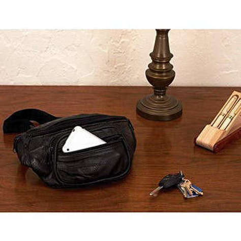 Picture of Maxam(R) Italian Mosaic Genuine Lambskin Leather Belt Bag (Pack of 3)