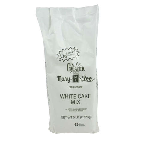 Gilster-Mary Lee White Cake Mix 5 Lb Box 6/