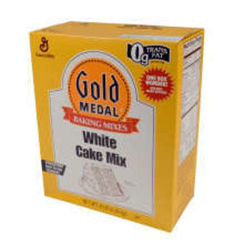 Picture of Gold Medal White Cake Mix, No Trans Fat, 5 Lb Box, 6/Case