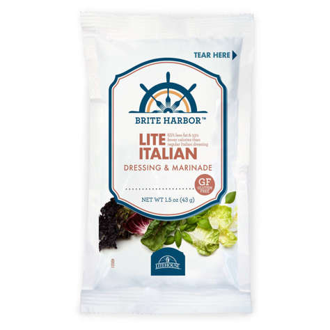 Picture of Brite Harbor Lite Italian Dressing, Packets, 1.5 Fl Oz Package, 60/Case