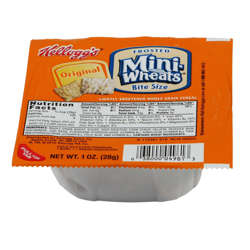 Picture of Kellogg's Frosted Mini Wheats Cereal, Fat Free, Bowl, 1 Ct Each, 96/Case