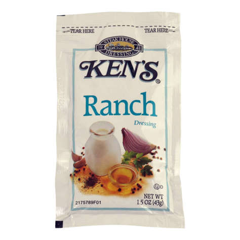 Picture of Ken's Foods Inc. Ranch Dressing  Packets  1.5 Fl Oz Portion  60/Case