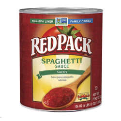 Picture of Redpack Spaghetti Sauce, with Spices, Fully Prepared, #10, 10 Can Sz Can, 6/Case