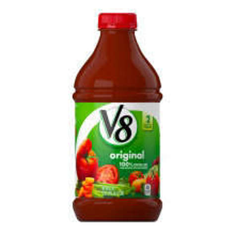 Picture of V8 100% Vegetable Juice, 46 Fl Oz Bottle, 6/Case