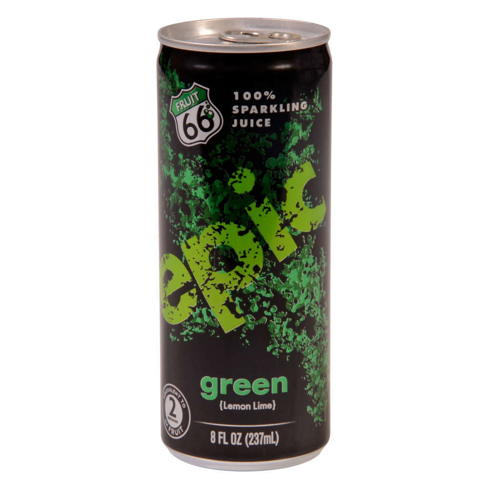 Fruit 66 100% Sparkling Epic Green Lemon Lime Juice, Shelf-Stable