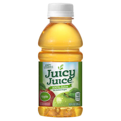 Picture of Juicy Juice 100% Apple Juice, Shelf-Stable, Single-Serve, 10 Fl Oz Bottle, 24/Case