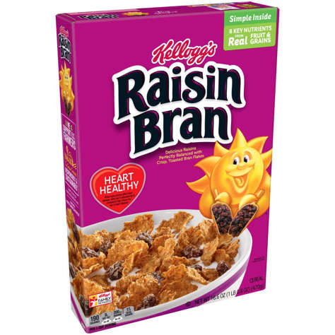 Picture of Kelloggs Raisin Bran Cereal, 16.6 Oz Box, 10/Case