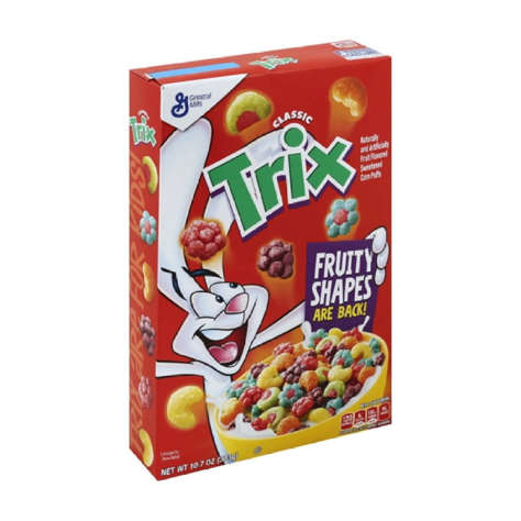 Picture of General Mills Trix Cereal, 10.7 Oz Box, 12/Case