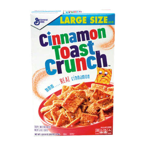 Picture of General Mills Cinnamon Toast Crunch Cereal, 16.8 Oz Box, 10/Case