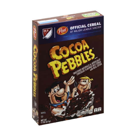 Picture of Post Cocoa Pebbles Cereal, 11 Oz Box, 12/Case