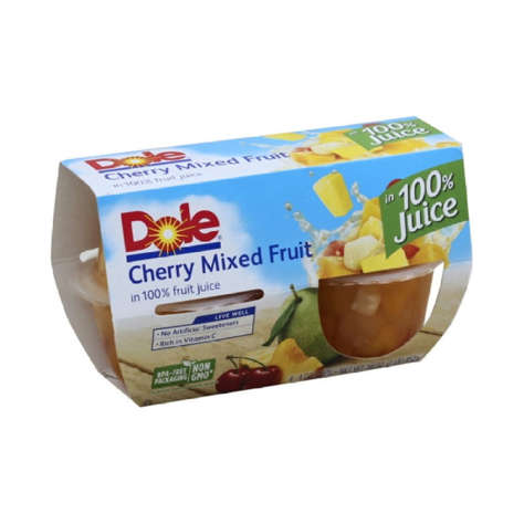 Picture of Dole Cherry Fruit Mix, Bowl, 4 Pk, 6/Case