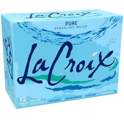 Picture of LaCroix Pure Sparkling Water, 12 Pk, 2/Case