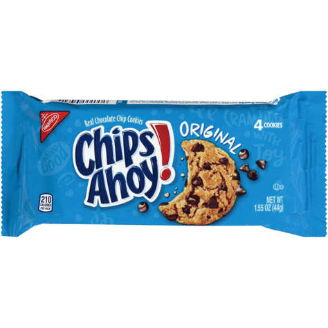 Picture of Chips Ahoy Chocolate Chip Cookies, Shelf-Stable, 12 Ct Box, 4/Case