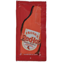 Picture of Franks RedHot Hot Sauce, Packets, 7 Gm, 200/Case