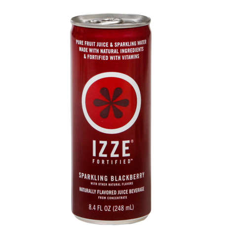 Picture of Izze Fortified Sparkling Blackberry Juice  Shelf-Stable  Single-Serve  Can  8.4 Fl Oz Can  24/Case