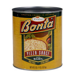 Picture of Bonta Pizza Sauce, with Basil, #10, 10 Can Sz Can, 6/Case
