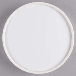 Picture of Double-Wall Poly White Paper Soup / Hot Food Cup Lid 64 oz. 50/case