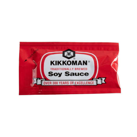 Picture of Kikkoman Soy Sauce, Packets, 6 Ml, 500/Case