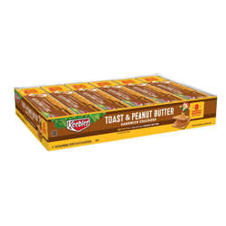 Picture of Keebler Toast & Peanut Butter Sandwich Crackers, Individual Packets, 1 Each, 12 Ct Package