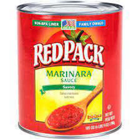 Picture of Redpack Marinara Sauce  with Spices  Fully Prepared  #10  10 Can Sz Can  6/Case