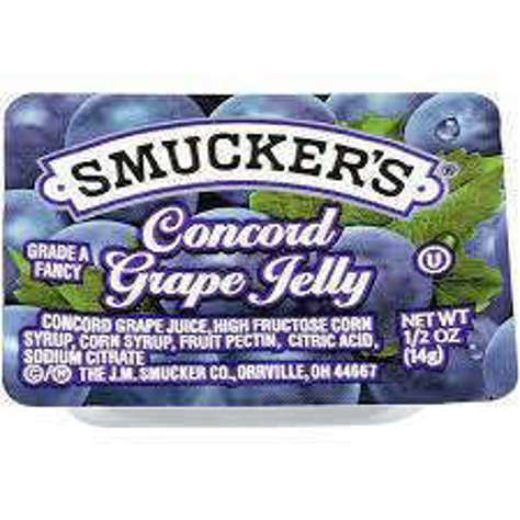 Picture of Smucker's Grape Jelly  Cups  0.5 Oz Each  200/Case