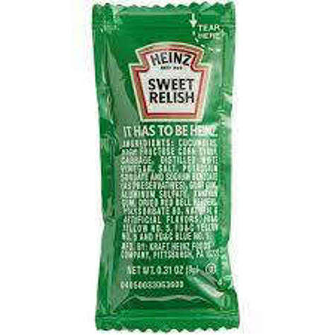 Picture of Heinz Sweet Relish  Packets  9 Gm  500/Case