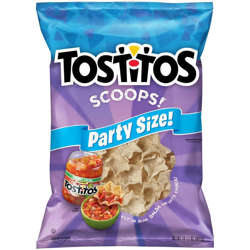 Picture of Tostitos Scoops Party Size Tortilla Chips, 14.5 Oz Bag, 1/Bag