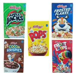 Picture of Kellogg's Miniature Boxes Assorted Cereal, 25 Ct Box, 6/Case