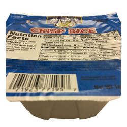 Picture of Hospitality Crisp Rice Cereal, Bowl, 1 Oz Package, 96/Case