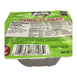Picture of Hospitality Corn Flakes Cereal, Whole Grain, Bowl, 1 Oz Package, 96/Case