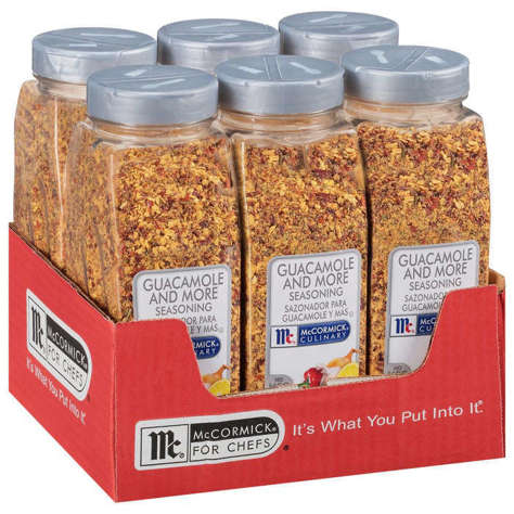 Picture of McCormick Guacamole & More Seasoning, 21.5 Oz Jar, 6/Case