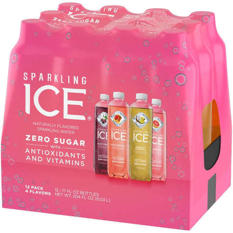 Picture of Sparkling Ice Variety Zero Sugar Sparkling Water, No Calorie, 17 Fl Oz Bottle, 12/Case