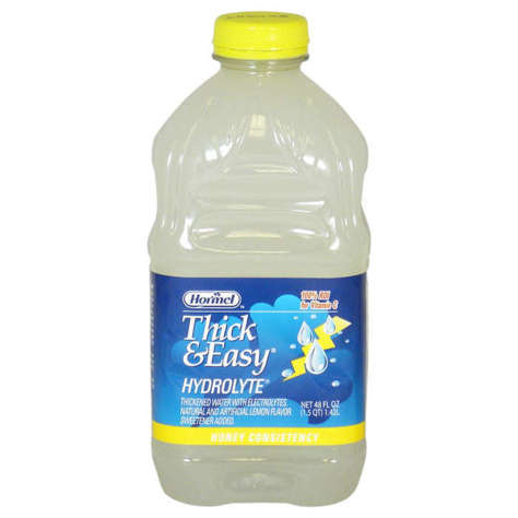 Picture of Hormel - Thick & Easy Thick & Easy Hydrolyte Water Honey Thickened Beverage, with Lemon, 46 Fl Oz Jug, 6/Case