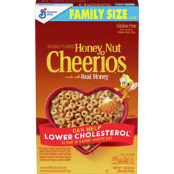 Picture of Honey Nut Cheerios Family Size Honey Nut Cheerios Cereal, 18.8 Oz Box, 14/Case