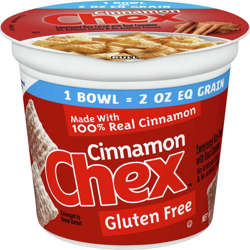Picture of Rice Chex Cinnamon Rice Chex Cereal, Individual Cup, 2 Oz Package, 60/Case