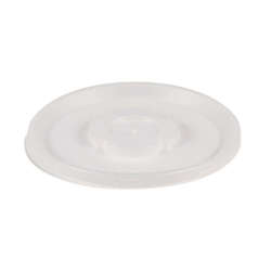 Picture of Dinex Plastic Flat Lids  Translucent  Polystyrene  for 9 Ounce Bowls  1000/Carton