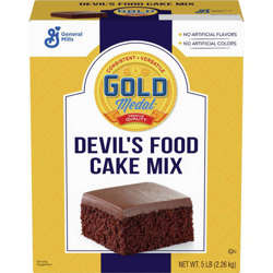 Picture of Gold Medal Devil's Food Cake Mix  No Trans Fat  5 Lb Box  6/Case