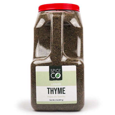 Picture of SpiceCo Thyme Leaf Spice, 2 Lb Jug, 4/Case