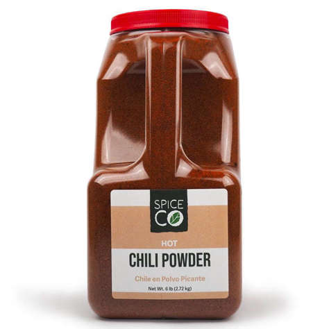 Picture of SpiceCo Hot Chili Powder Spice, 6 Lb Jug, 4/Case