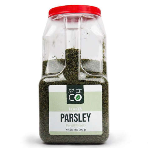 Picture of SpiceCo Flaked Parsley Spice, 12 Oz Jug, 4/Case