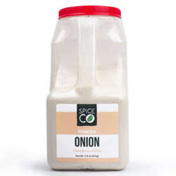 Picture of SpiceCo Powdered Onion Spice, 5 Lb Jug, 4/Case