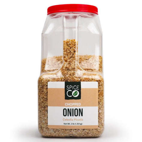 Picture of SpiceCo Chopped Onion Spice, 3 Lb Jug, 4/Case