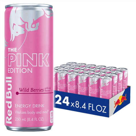 Picture of Red Bull Wildberry Pink Energy Drink, Single-Serve, 8.4 Fl Oz Can, 24/Case