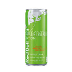 Picture of Red Bull Curuba Elderflower Green Energy Drink, Single-Serve, 8.4 Fl Oz Can, 24/Case