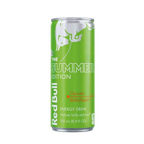 Picture of Red Bull Curuba Elderflower Green Energy Drink, Single-Serve, 8.4 Fl Oz Can, 24/Case