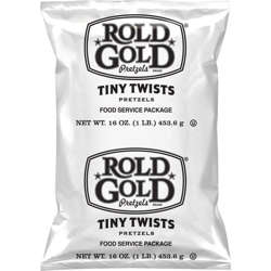 Picture of Rold Gold Pretzels, Tiny, Twists, 16 Oz Bag, 6/Case